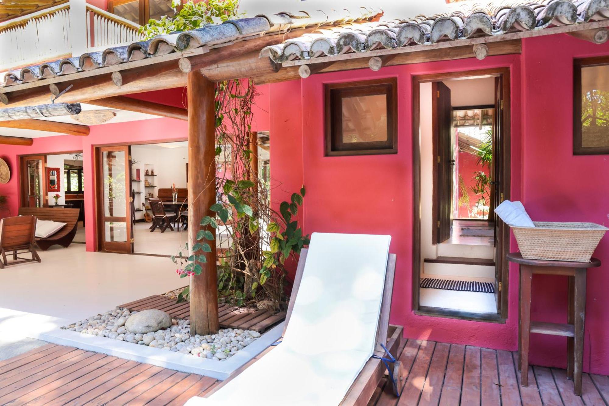 Вилла Casa Rosa Coqueiros Порту-Сегуру Экстерьер фото